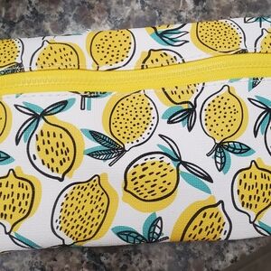 Ipsy bundle to include lemon makeup bag, eyeko black eyeliner ,  moods eyeshadow